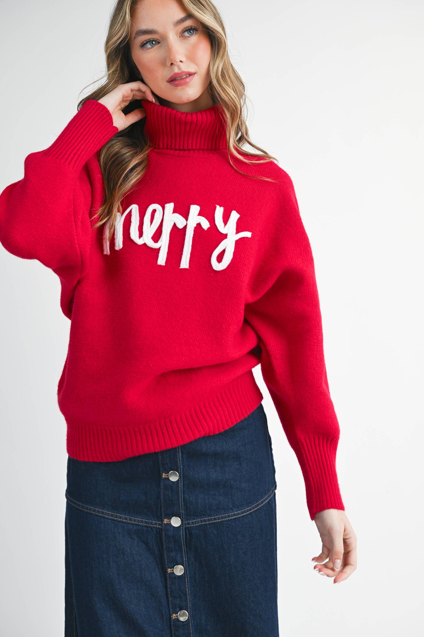 Merry Turtleneck Sweater