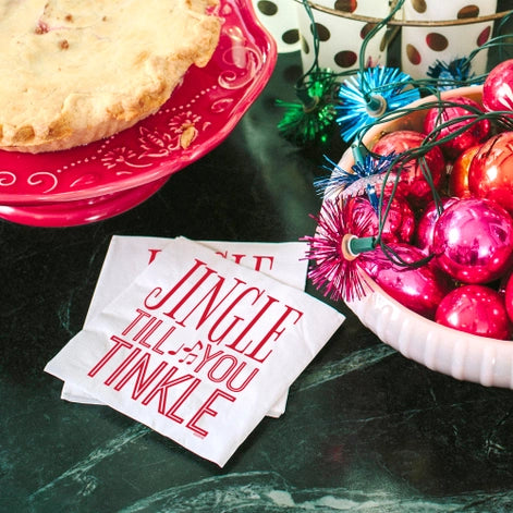 Jingle Till You Tinkle Cocktail Napkins - 20ct