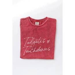 Tailgates and Touchdowns Game Day Graphic T-Shirt
