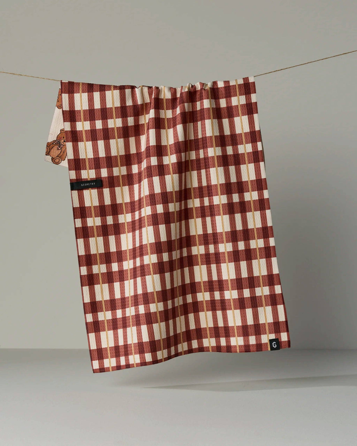 Plaid Teddy Luxe Kitchen Towel