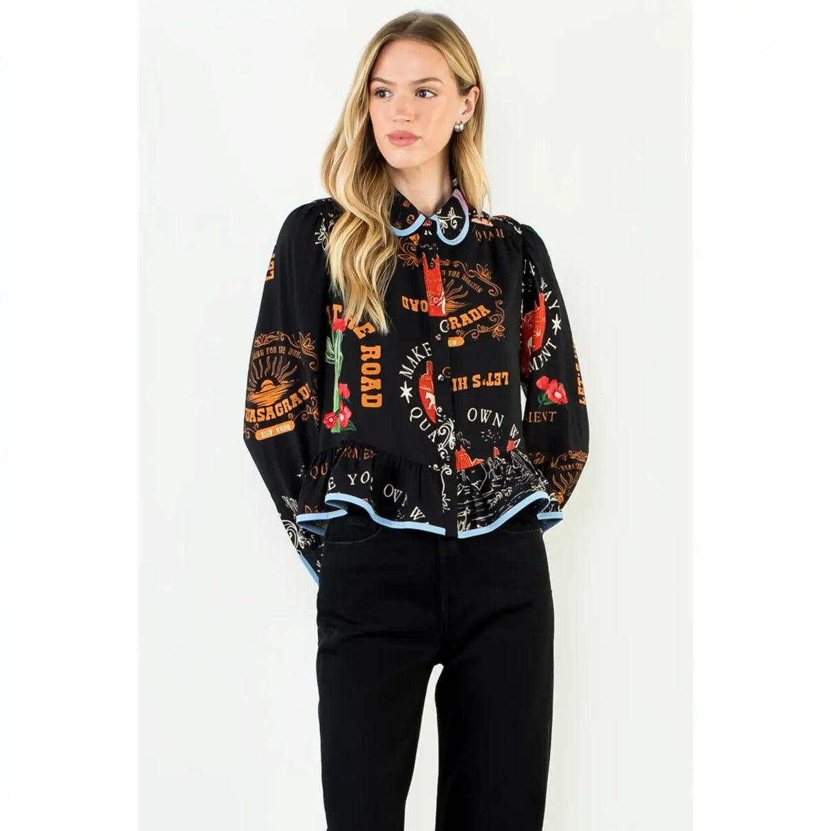 Western Themed Top