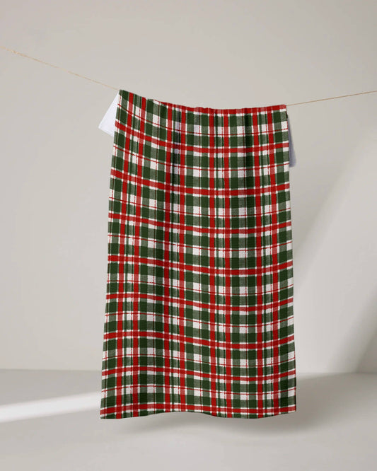 Alpine Plaid Tea Towel