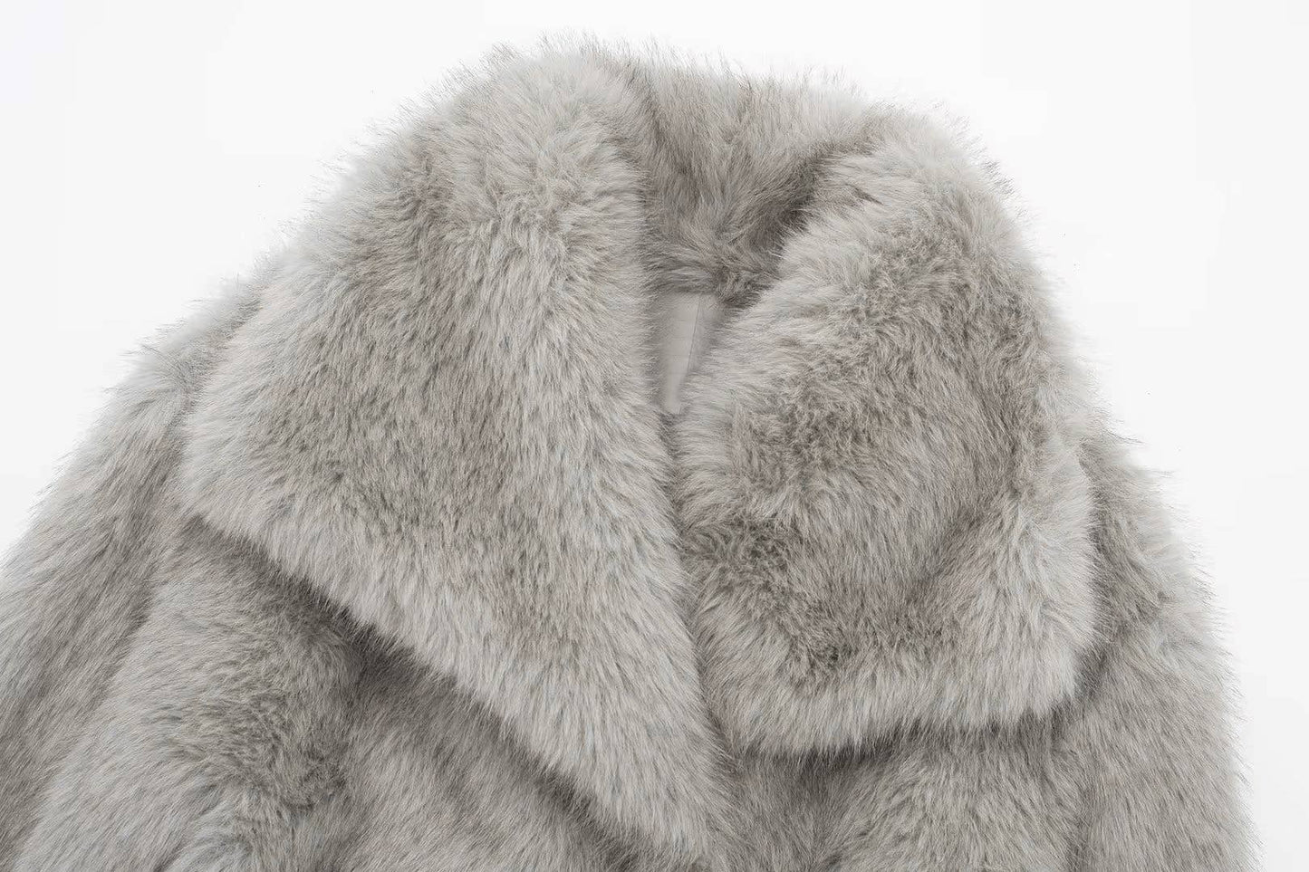 Faux fur coat