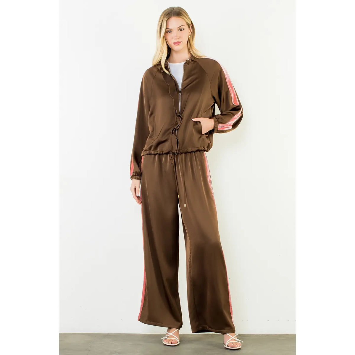 Brown Track Pant