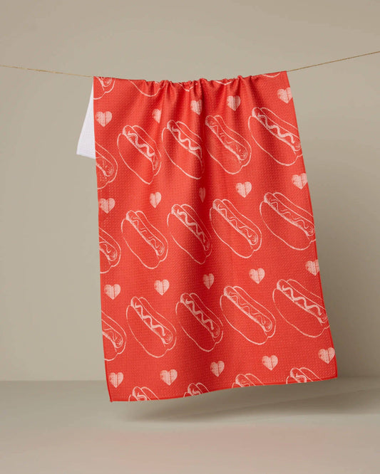 Lovely Franks Tea Towel