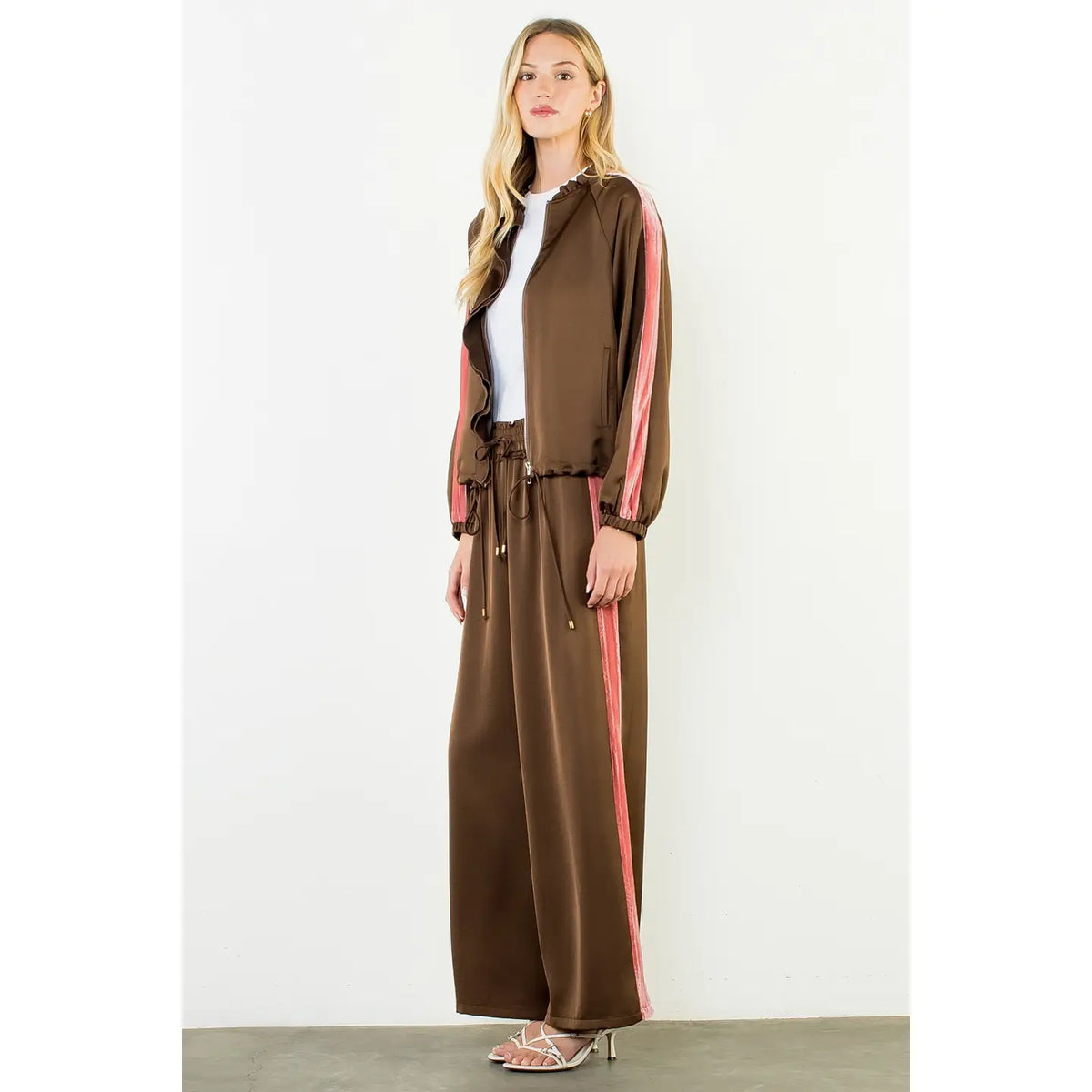 Brown Track Pant