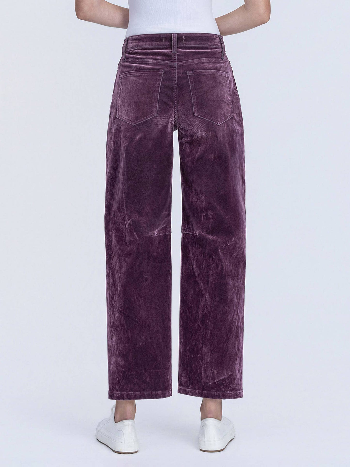 VELVET PURPLE BARREL JEANS