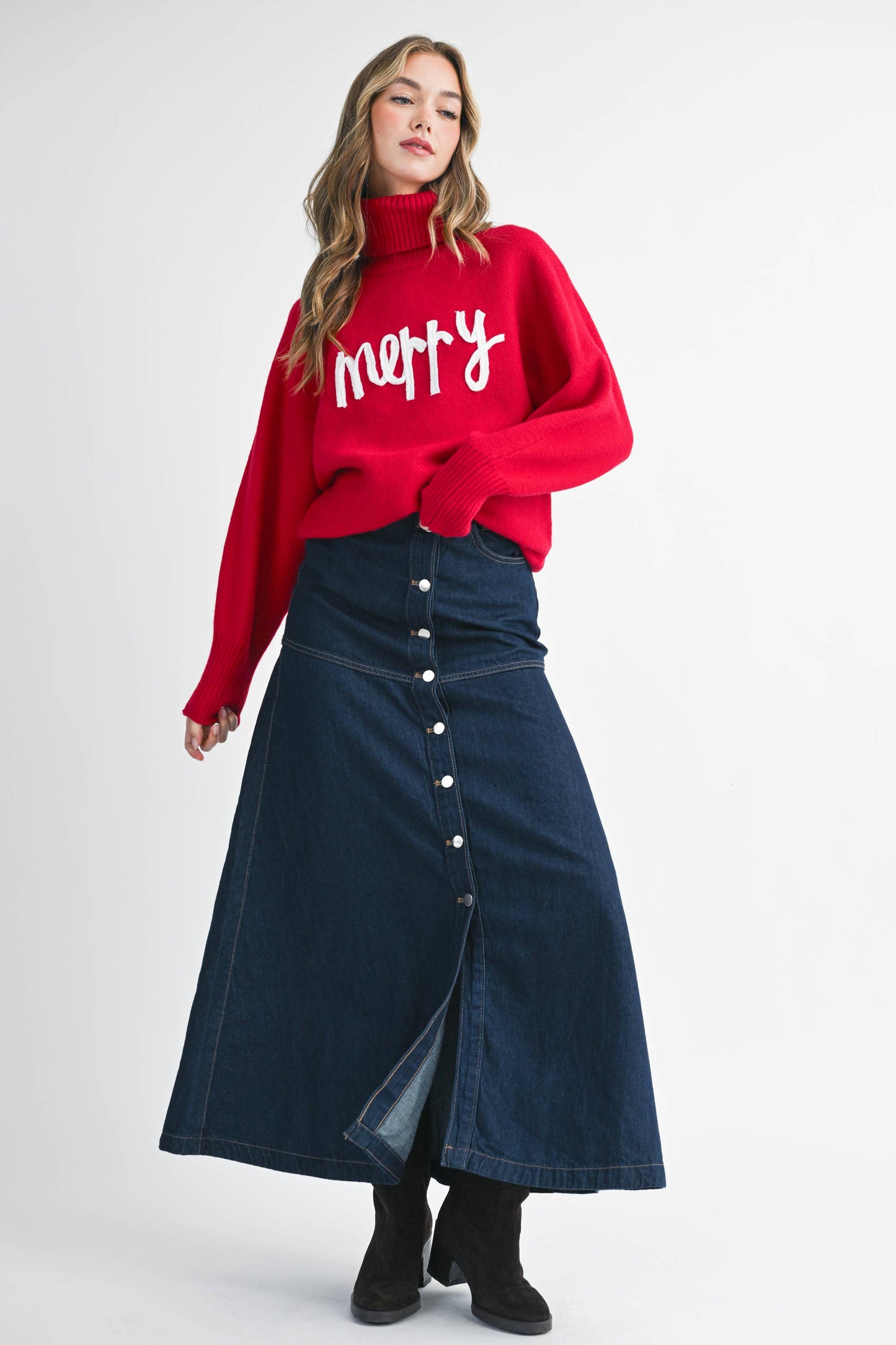 Merry Turtleneck Sweater