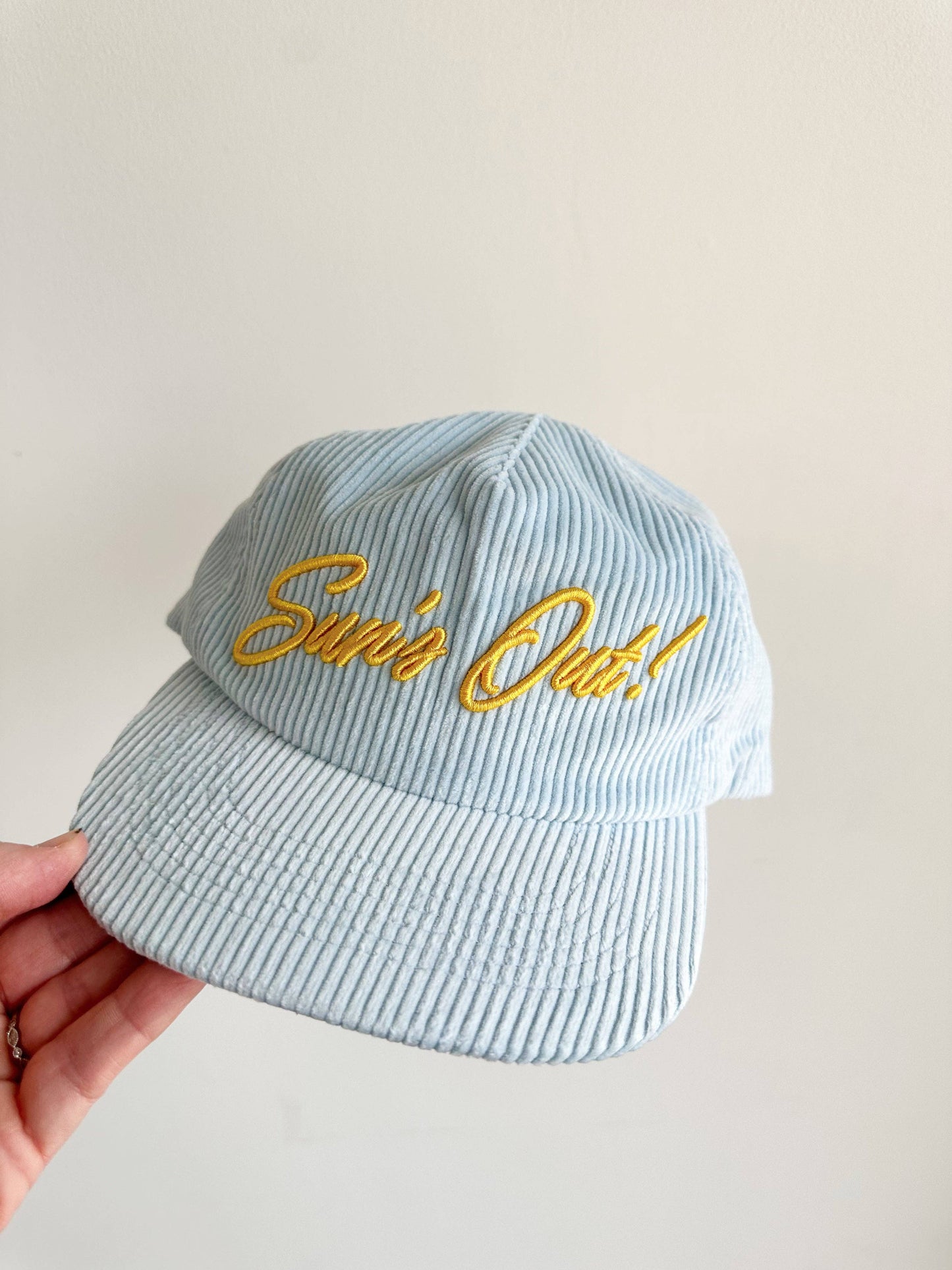 Sun's Out Buns Out Corduroy Trucker Hat