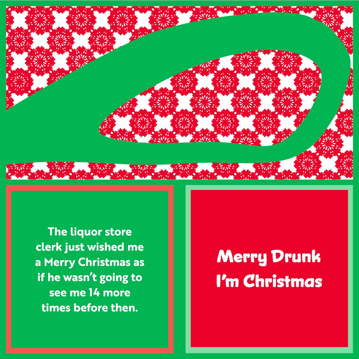 NAPKIN XMAS Merry Drunk