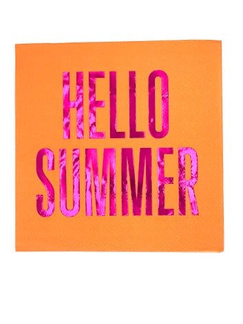 Hello Summer Cocktail Napkins - 20ct