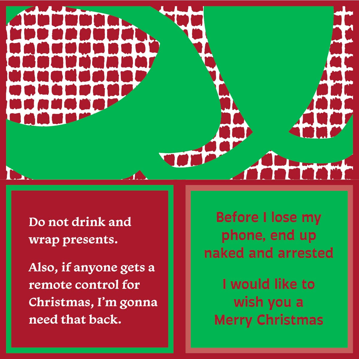 NAPKIN XMAS Lose Phone