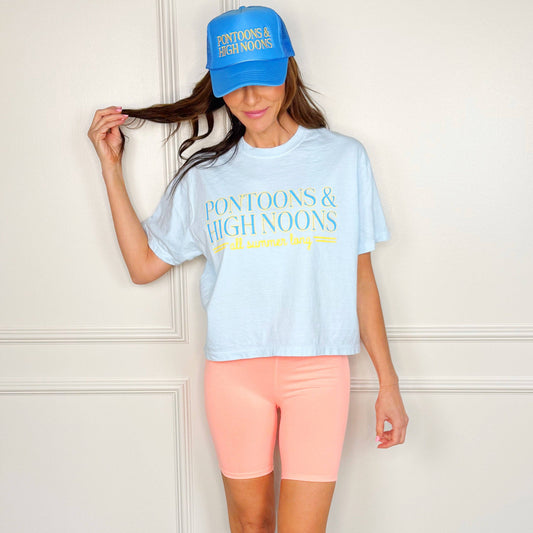 Pontoons & High Noons Cropped Tee