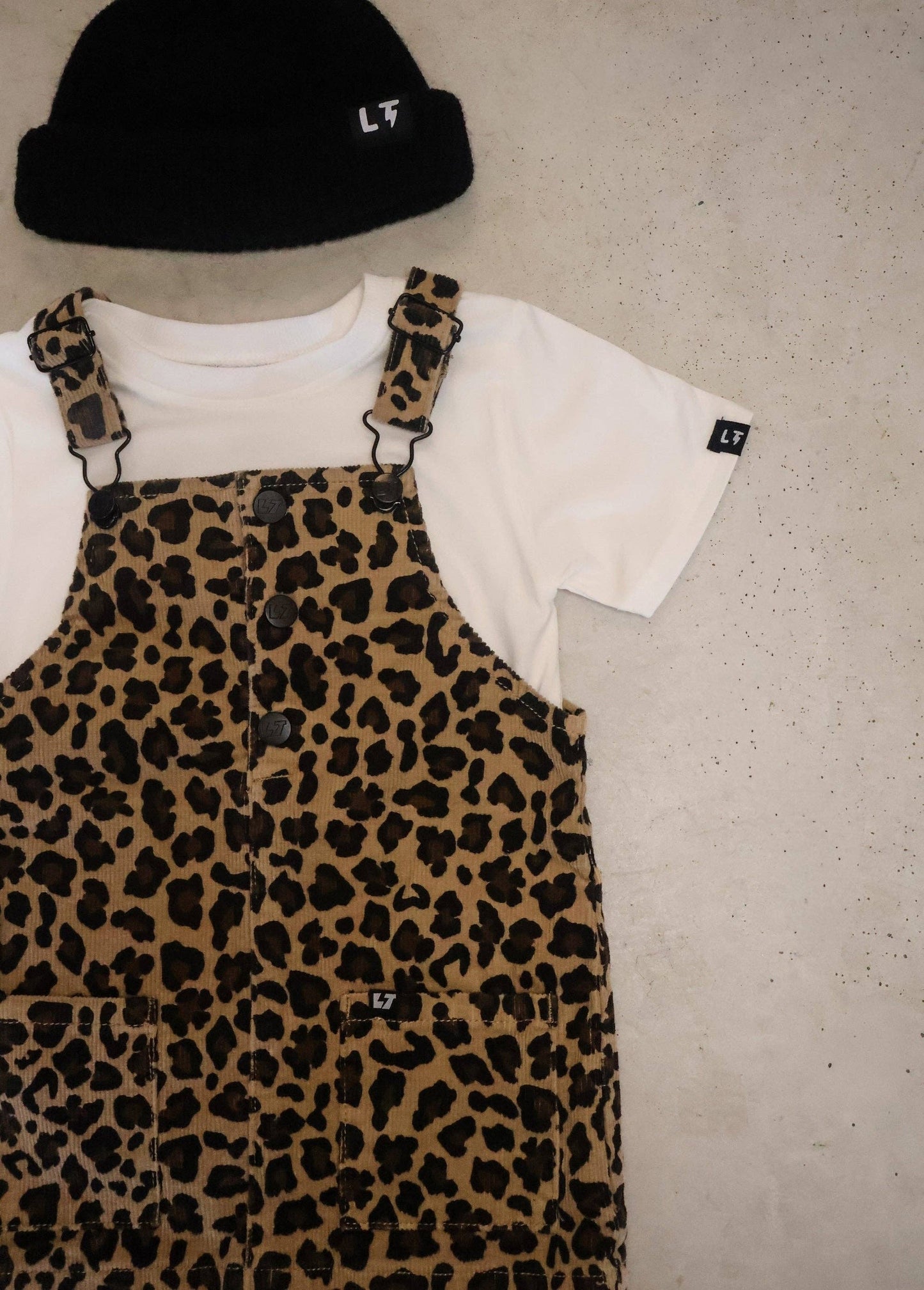 Little Leopard Corduroy Dress