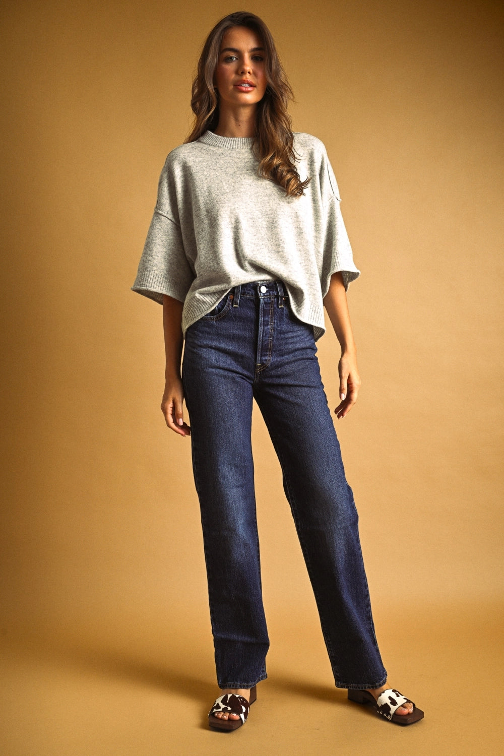 Short Sleeve Knit Top