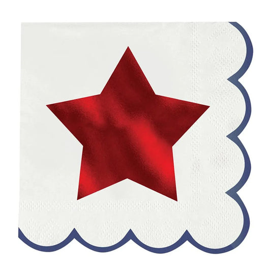 Scalloped Foil Star