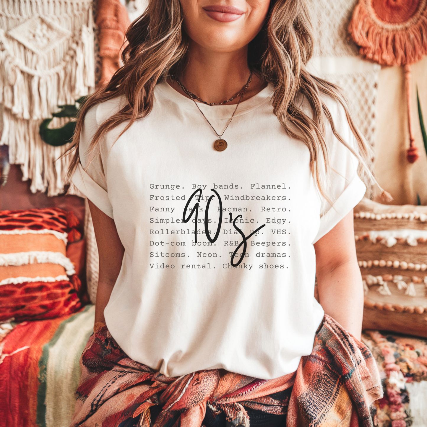 90s Wording Graphic Tee