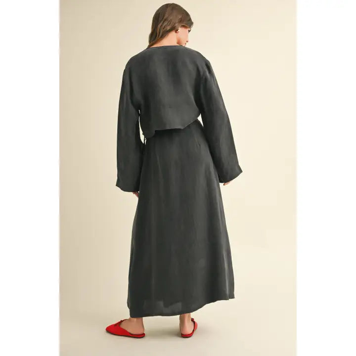Long Wrap Skirt