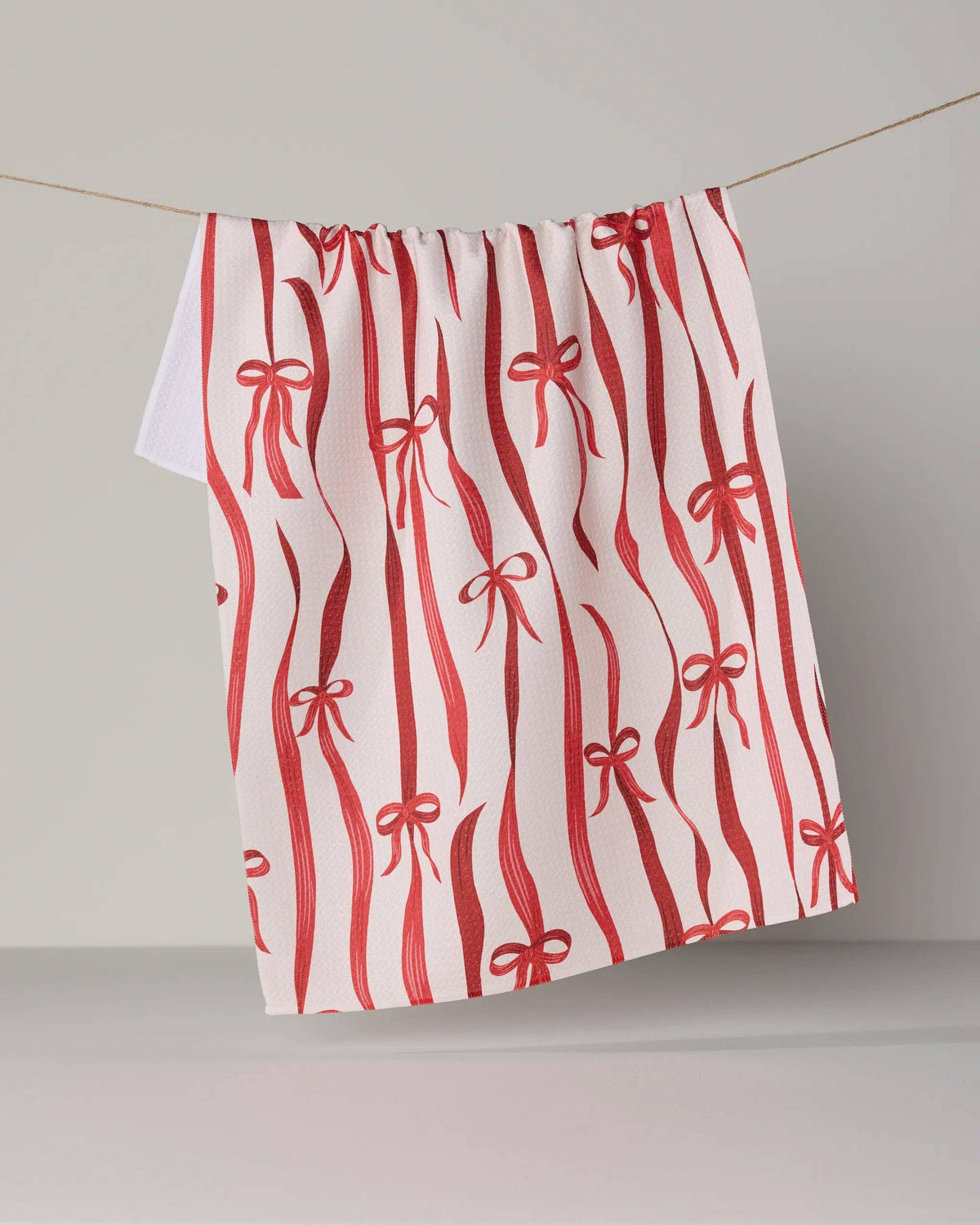 Falling Ribbon Tea Towel
