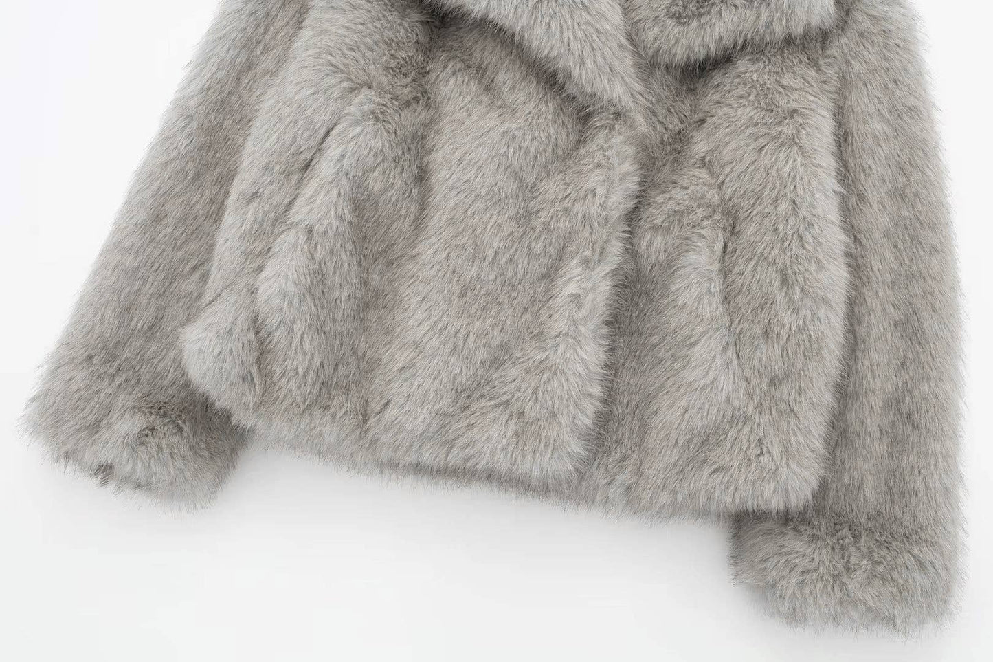 Faux fur coat