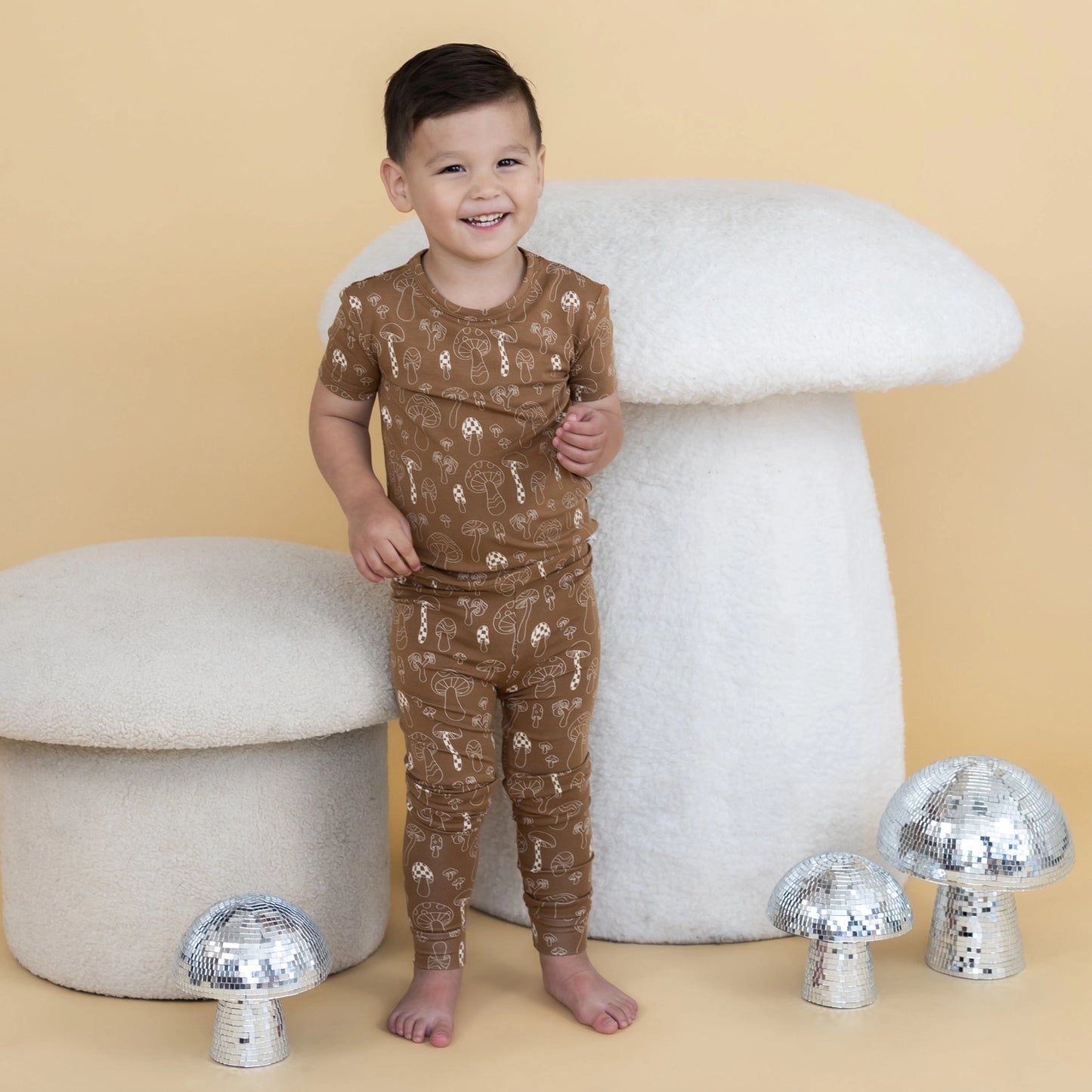 Blake Mushroom Bamboo Two-Piece Set for Toddlers