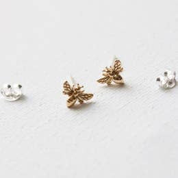 Mini Bee Earrings