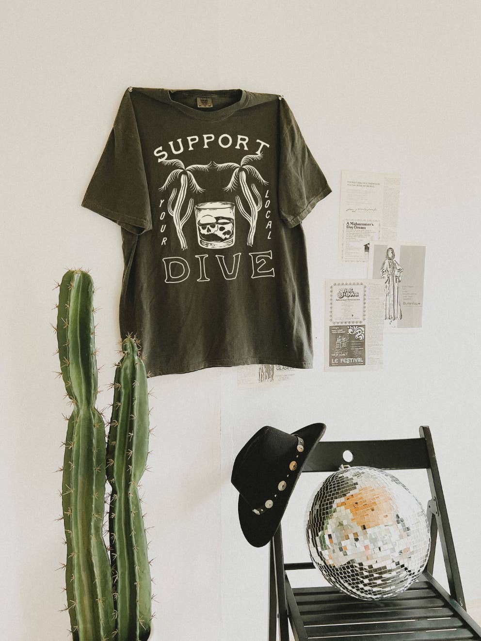 Support Your Local Dive Graphic T-Shirt