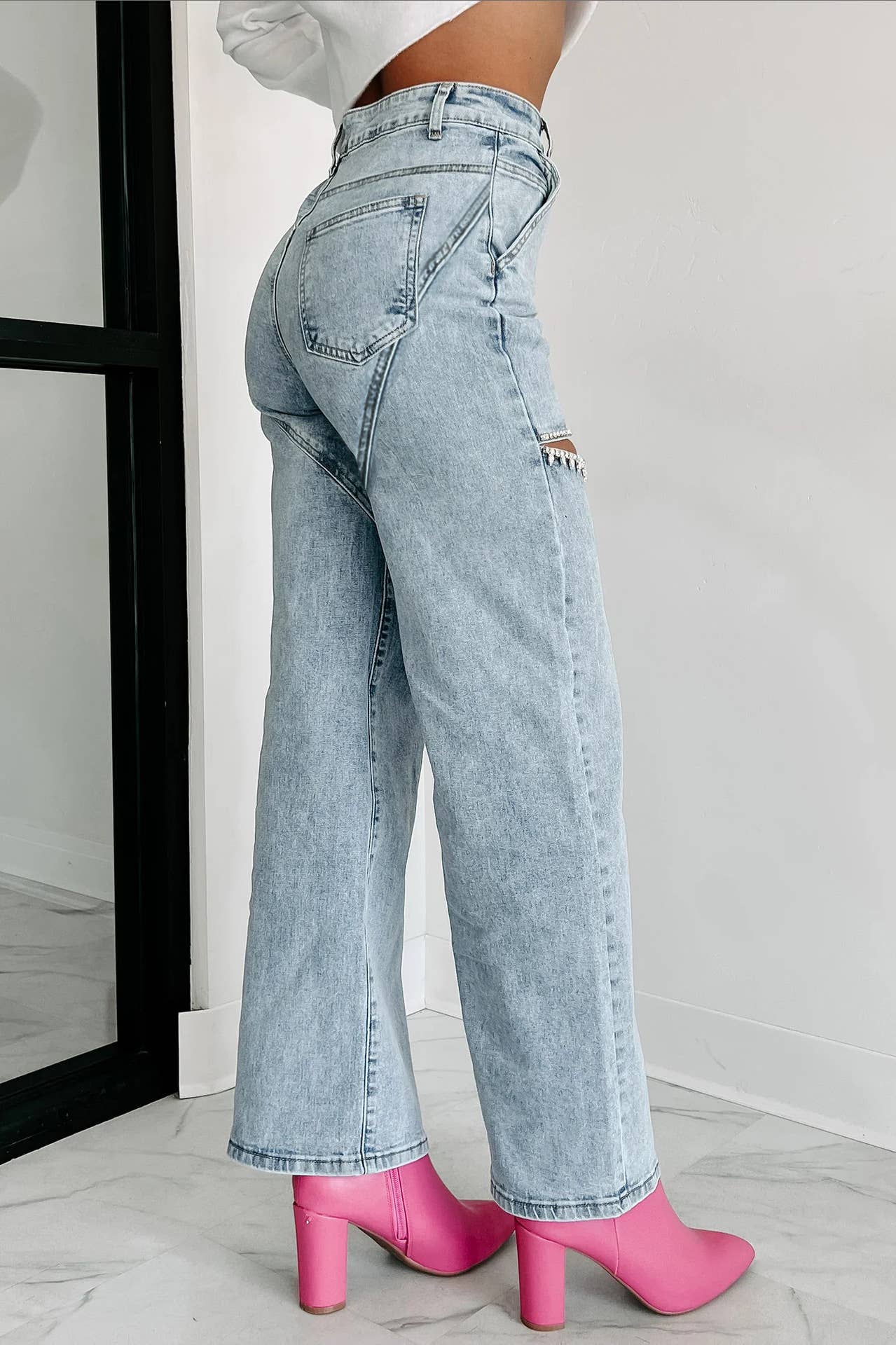Rhinestone jeans