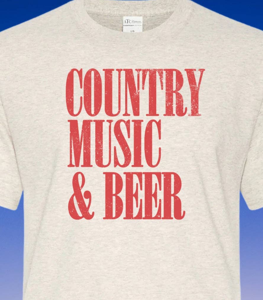 Country Music + Beer Tee