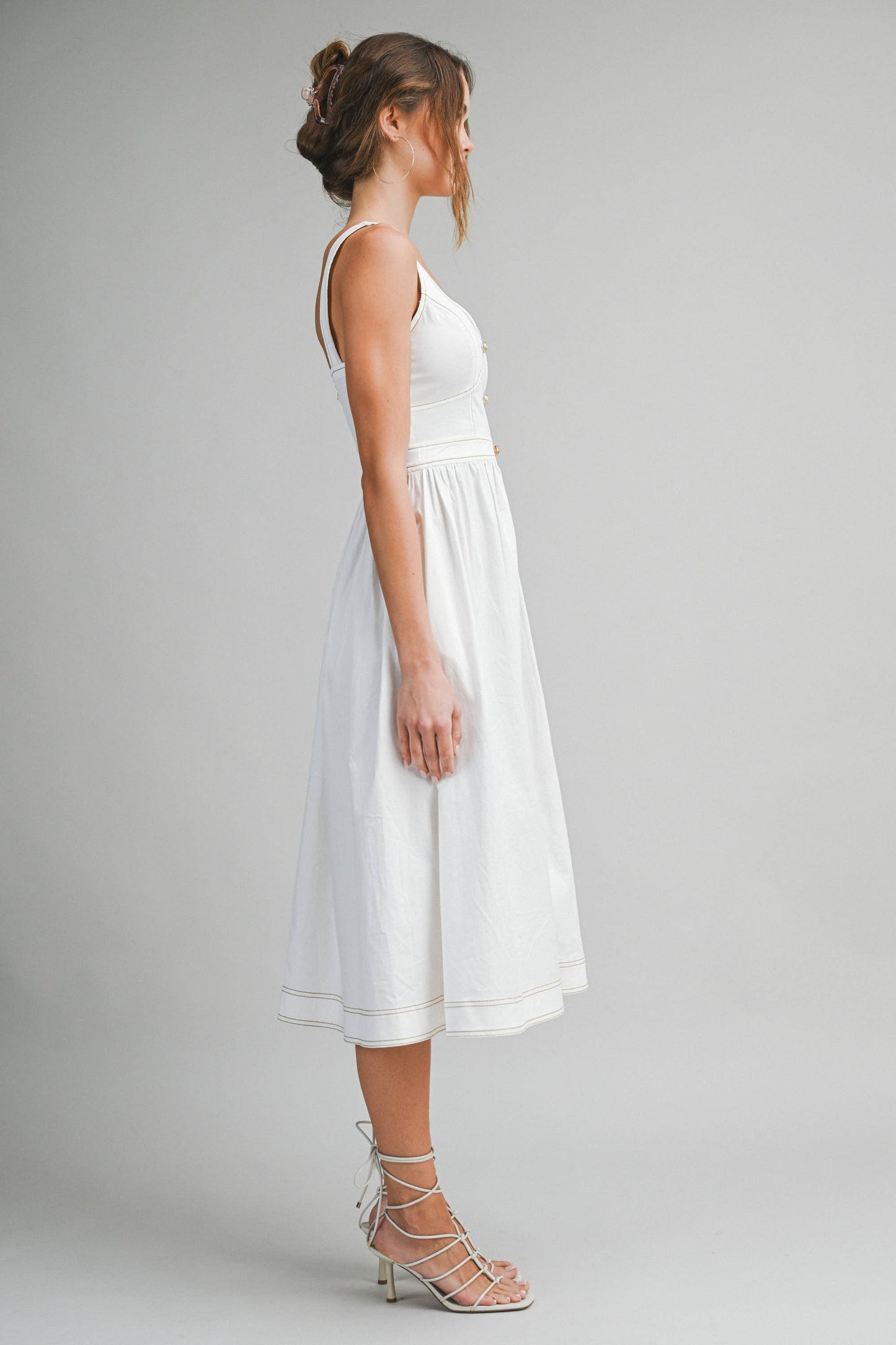White Midi Dress