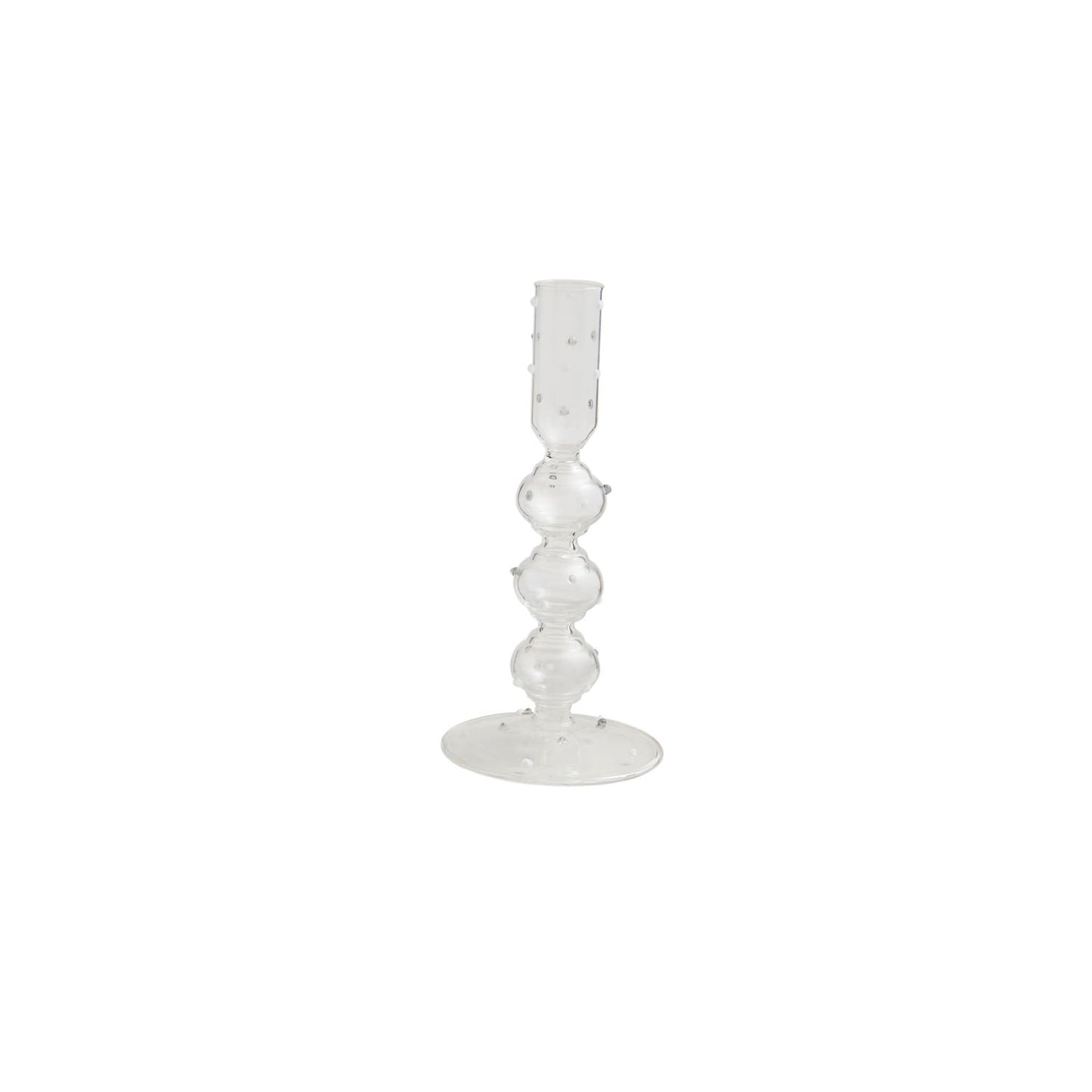 Dotted Candlestick Glass