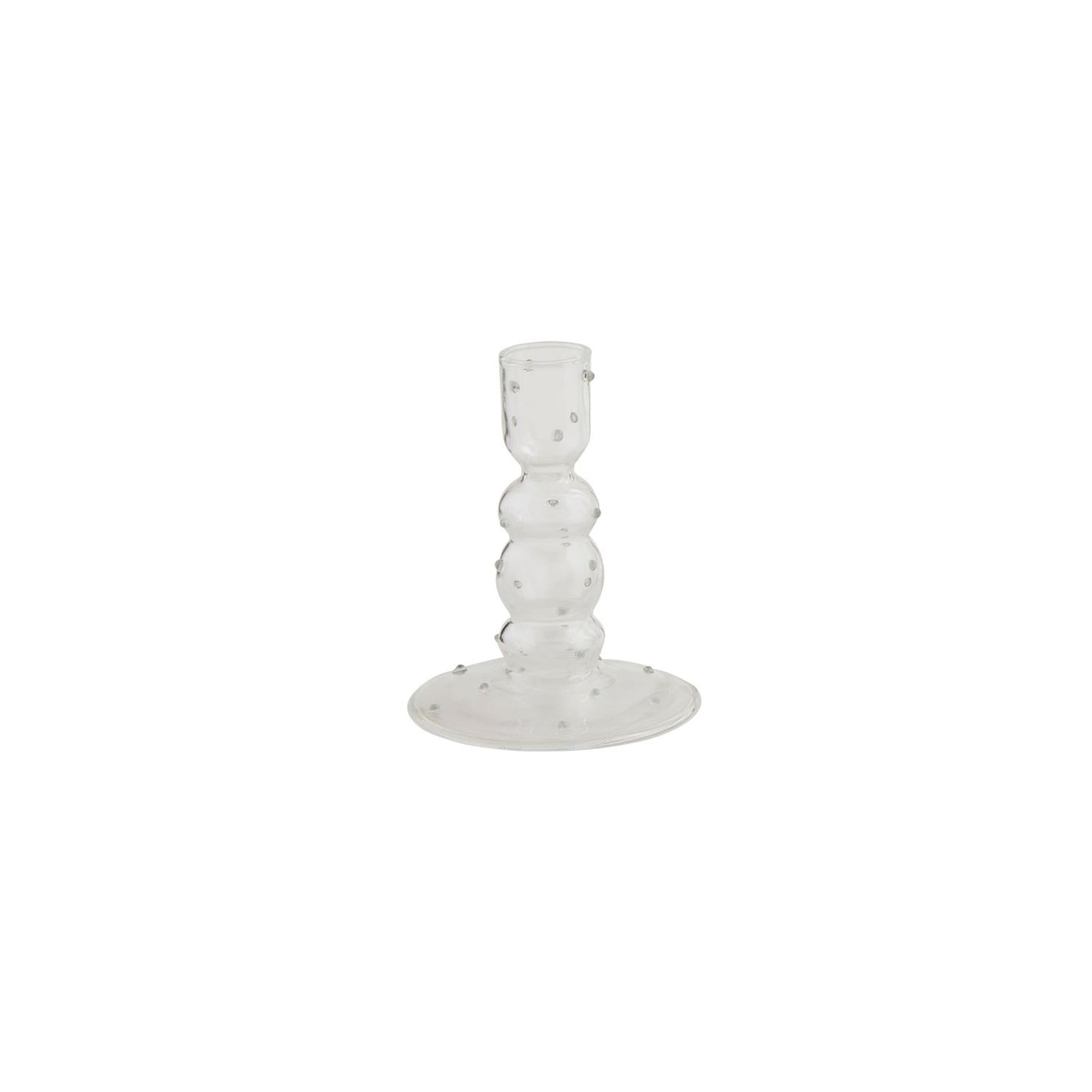 Dotted Candlestick Glass