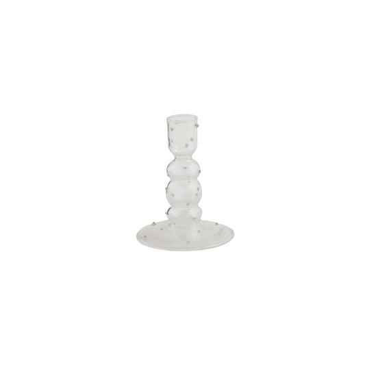 Dotted Candlestick Glass