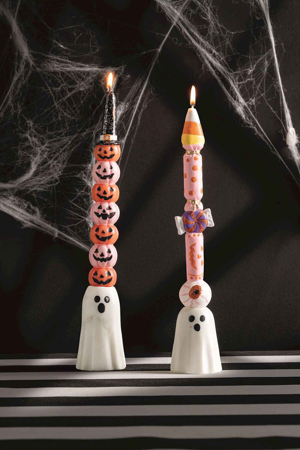 Marble Ghost Taperholders