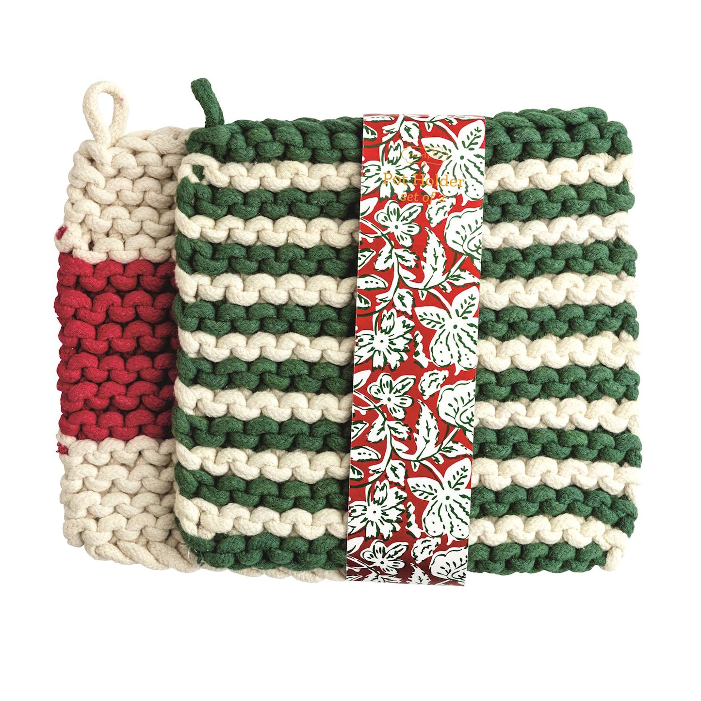 Holiday Crochet Potholder Set