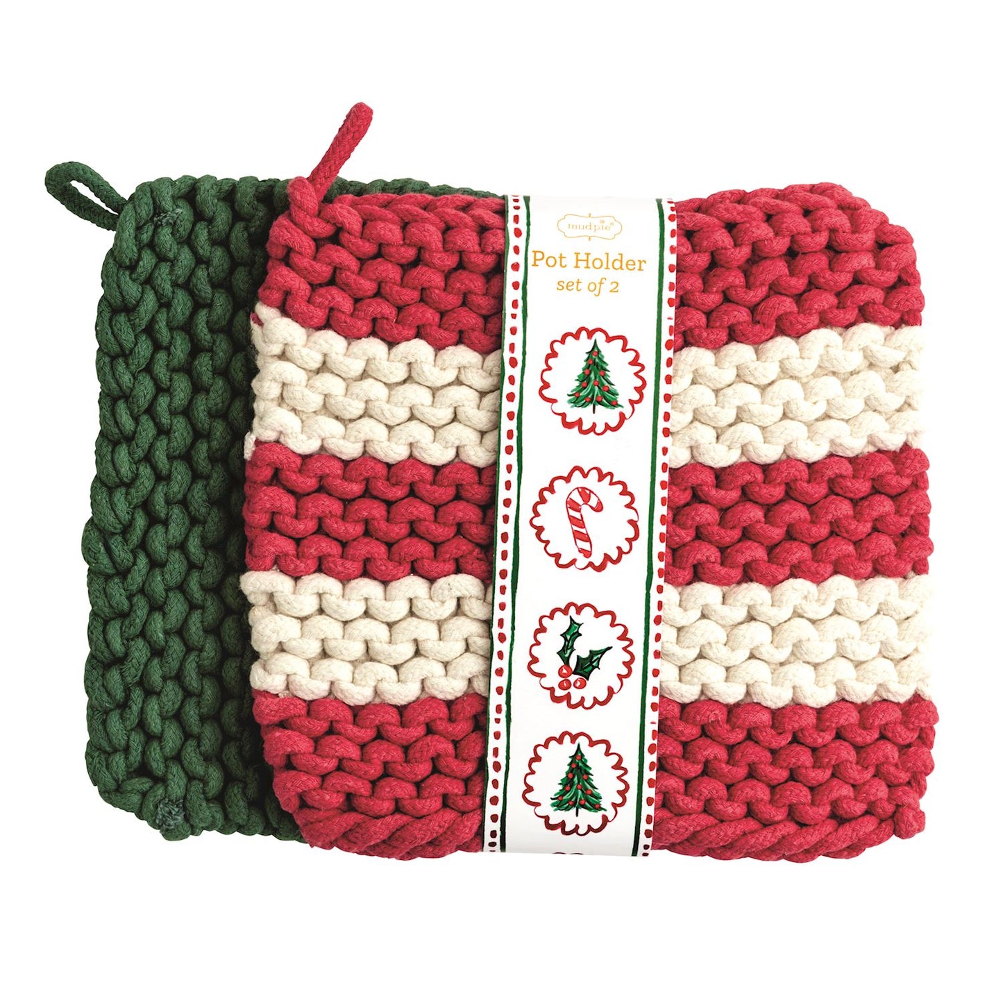 Holiday Crochet Potholder Set