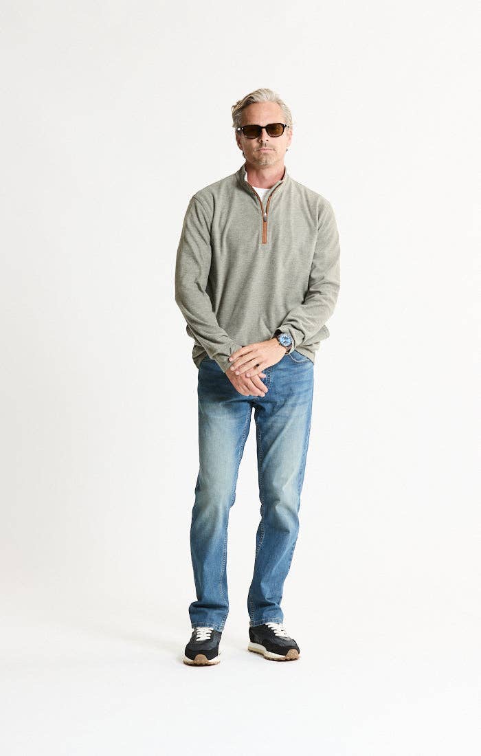 Heather Quarter Zip