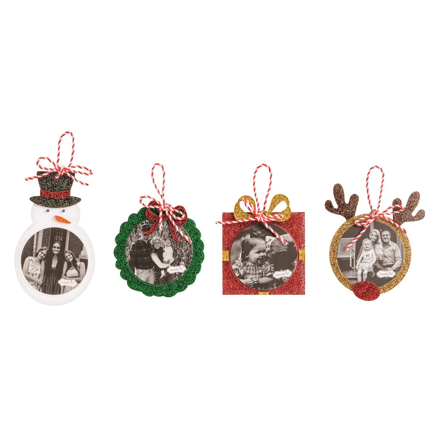 Glitter Photo Ornaments
