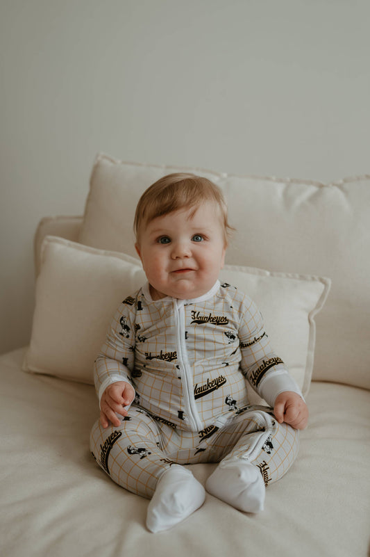 Zip Romper | Vintage Iowa