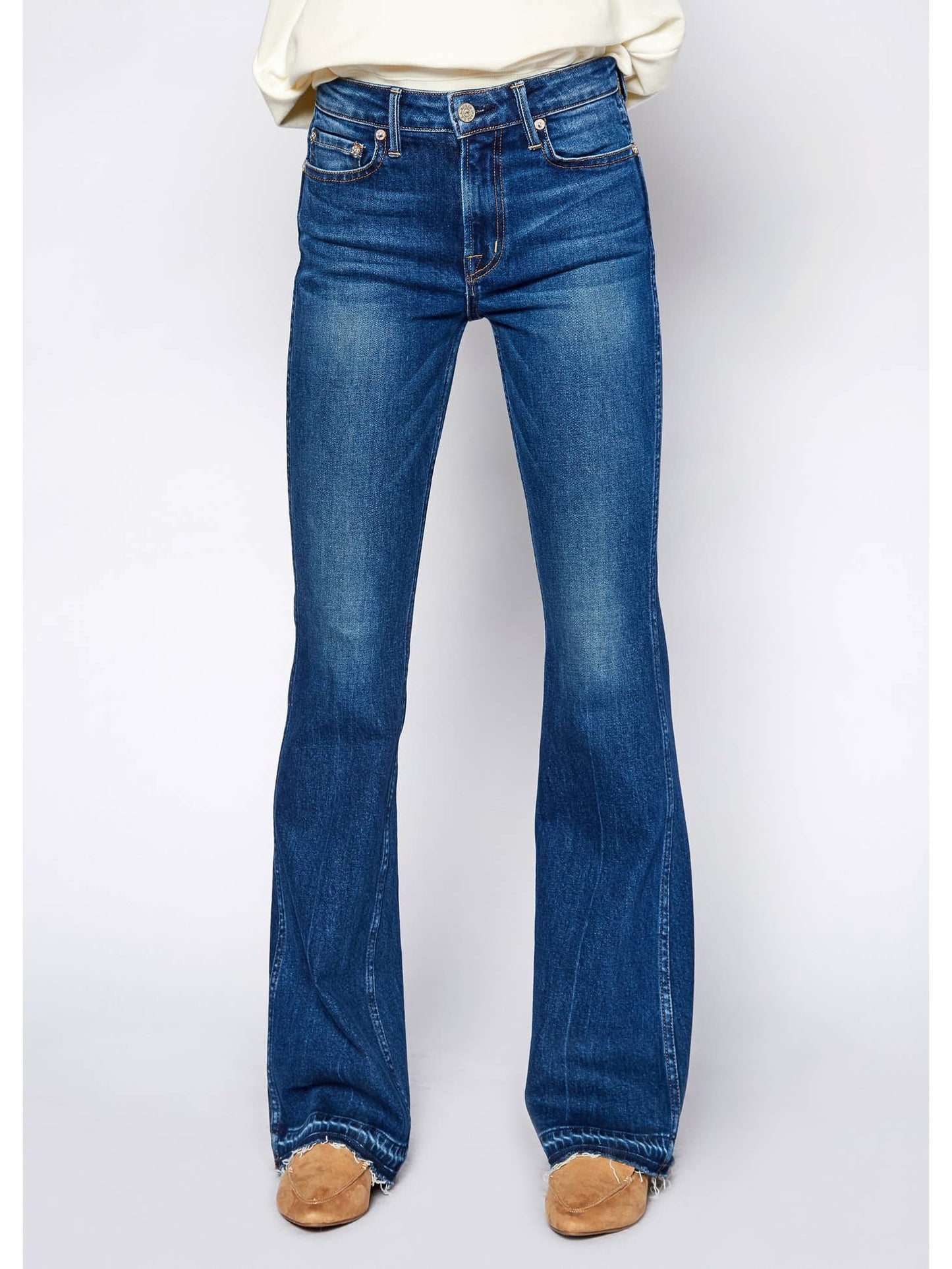 June Mid Rise Flare Jeans