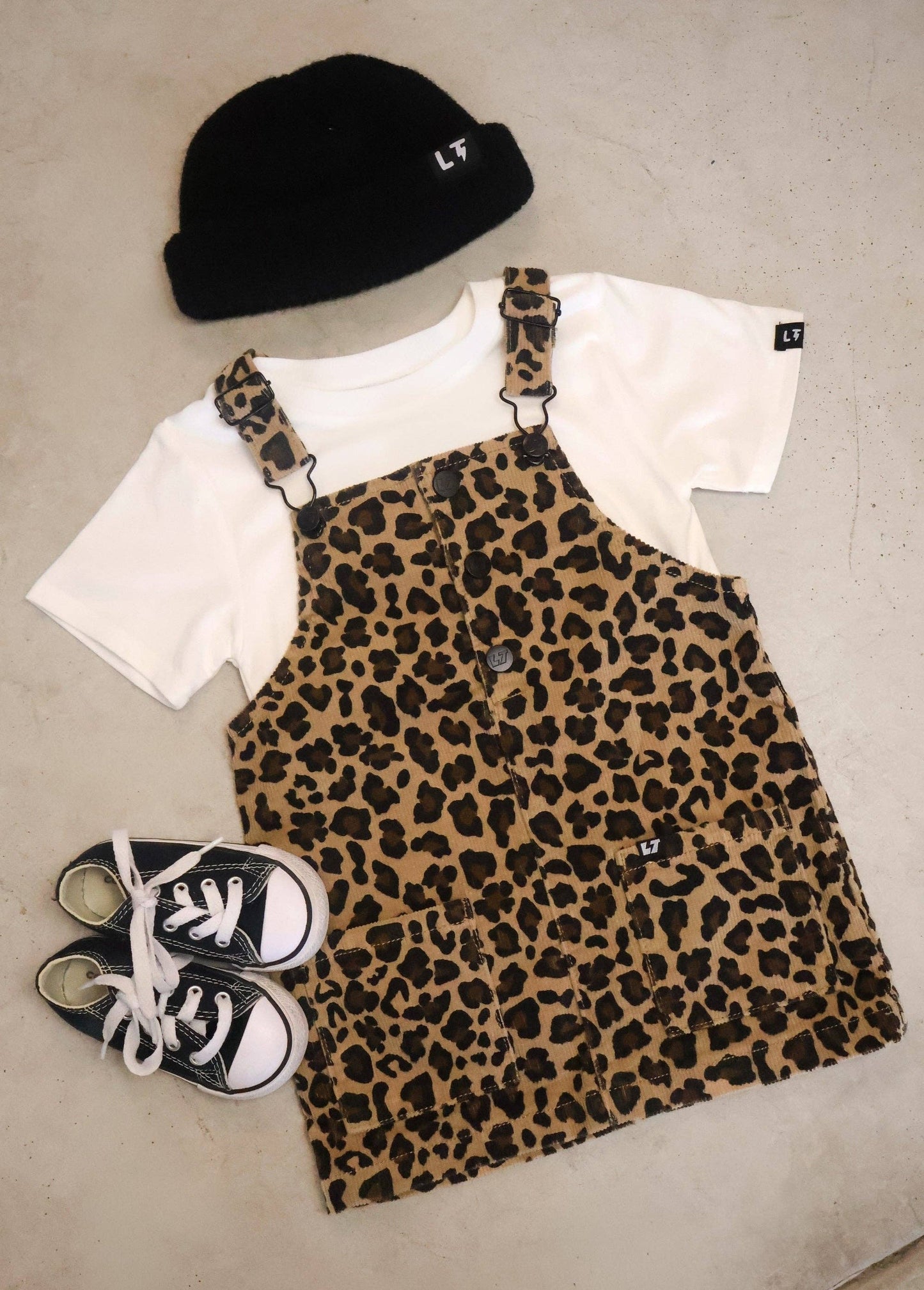 Little Leopard Corduroy Dress