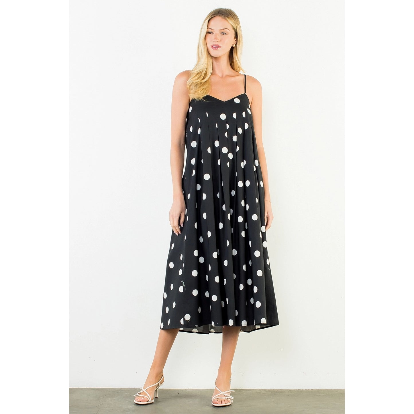 Black and White Polka Dot Dress