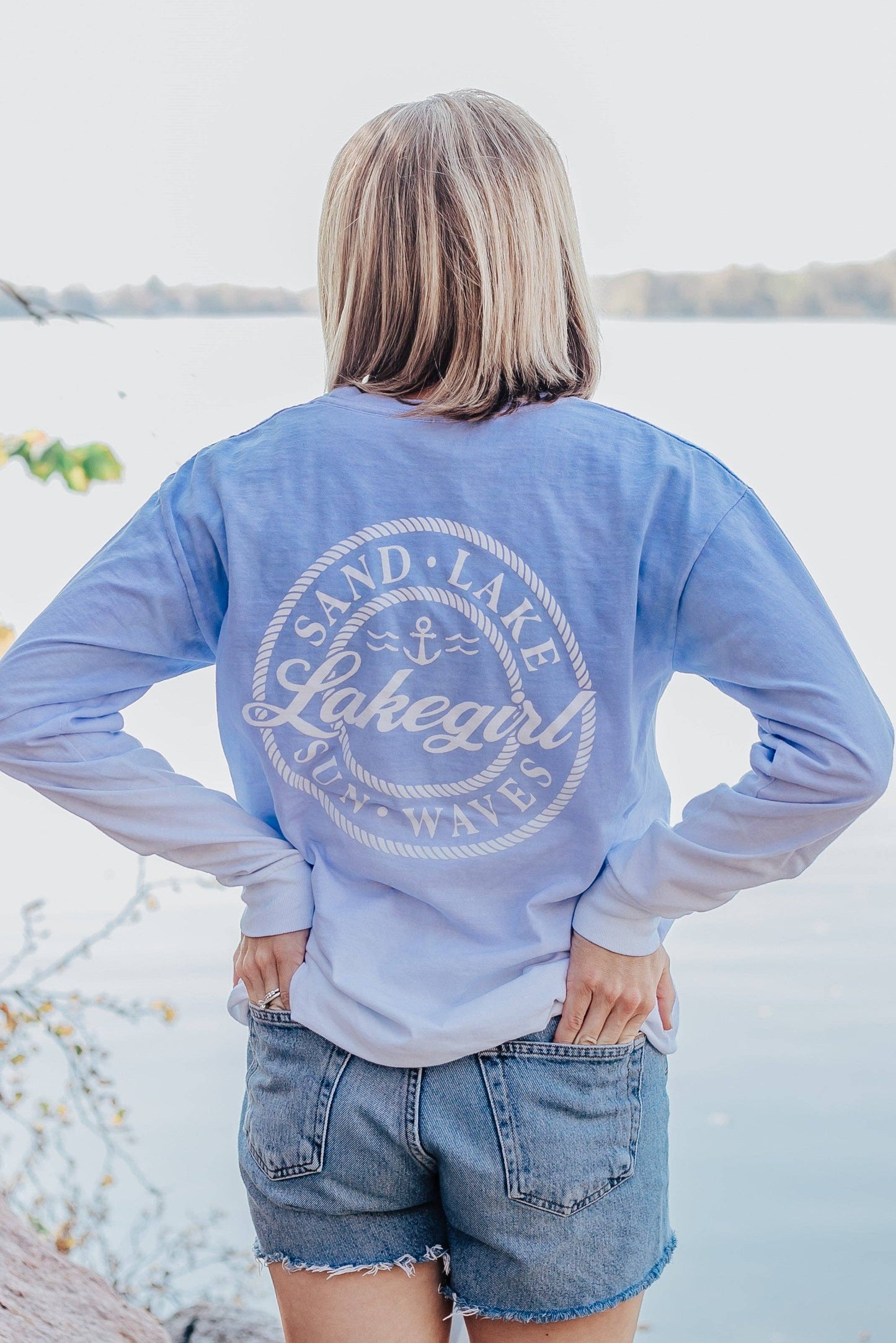 Ombre Sand Lake Sun Waves Long Sleeve