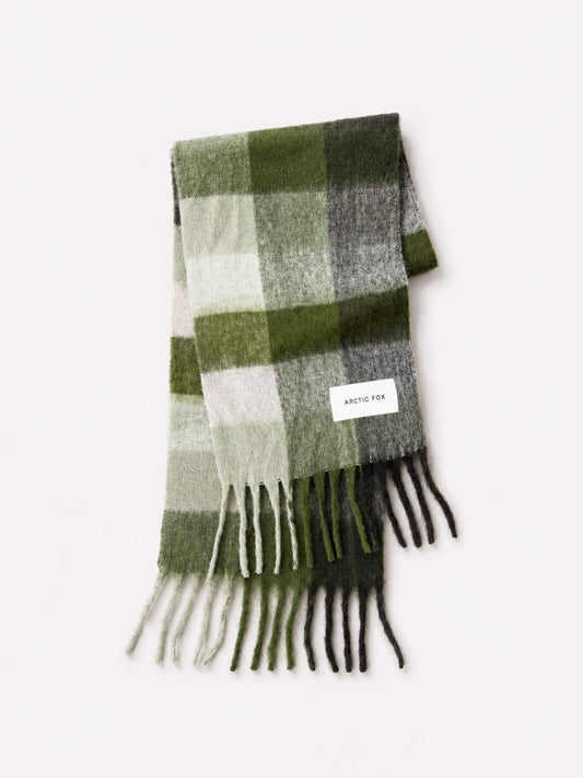 The Reykjavik Scarf - Mossy Greens