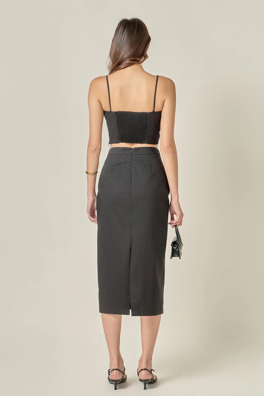 Classic Black Pencil Skirt