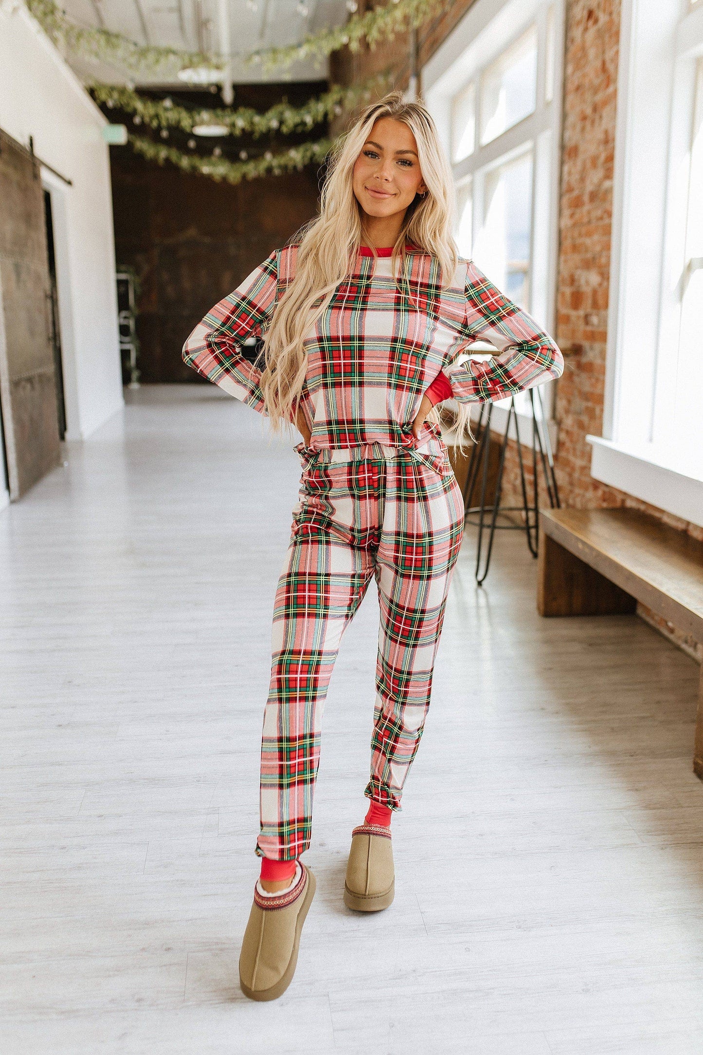 Lucy Plaid Christmas Pajamas
