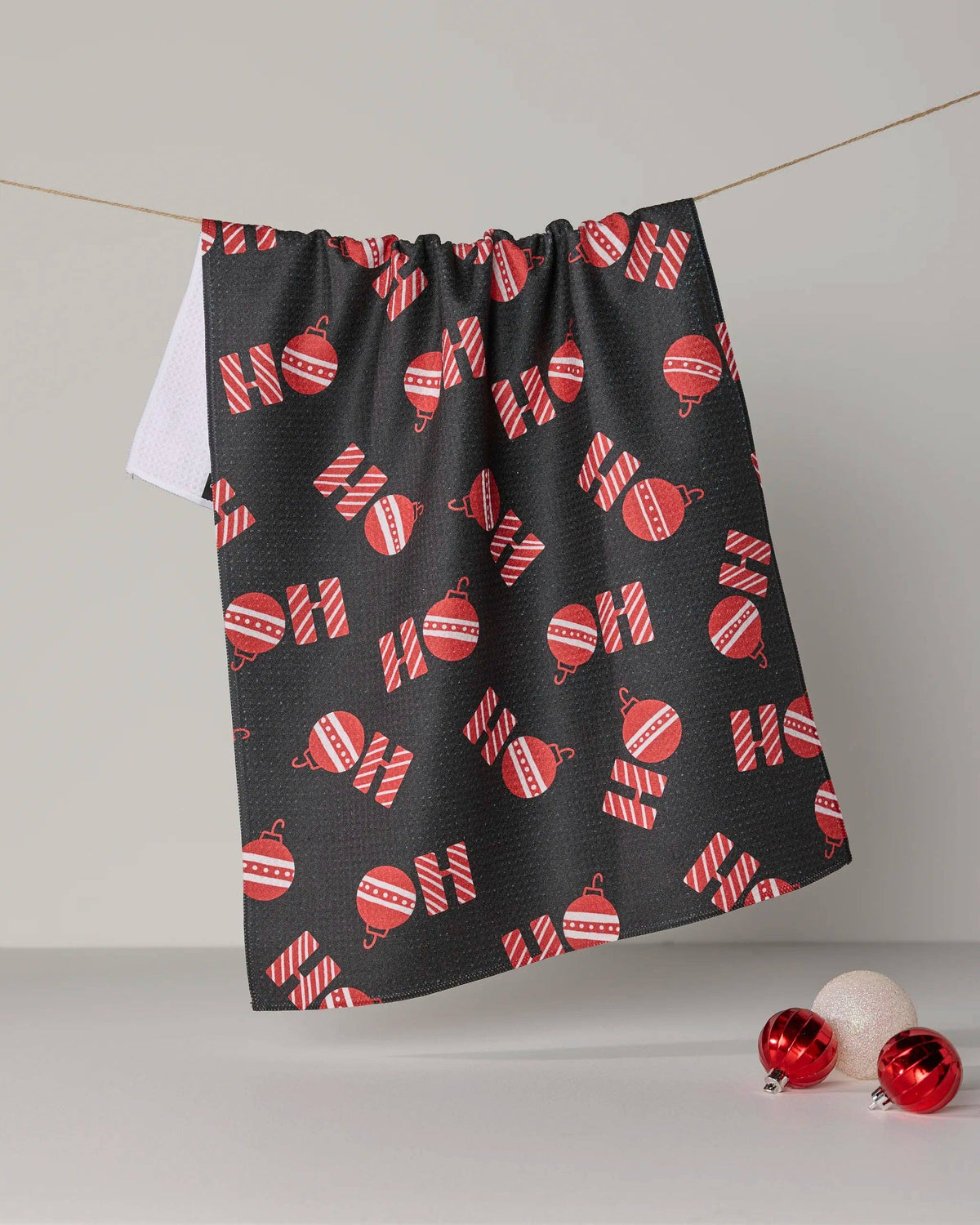 Santa Greetings Tea Towel