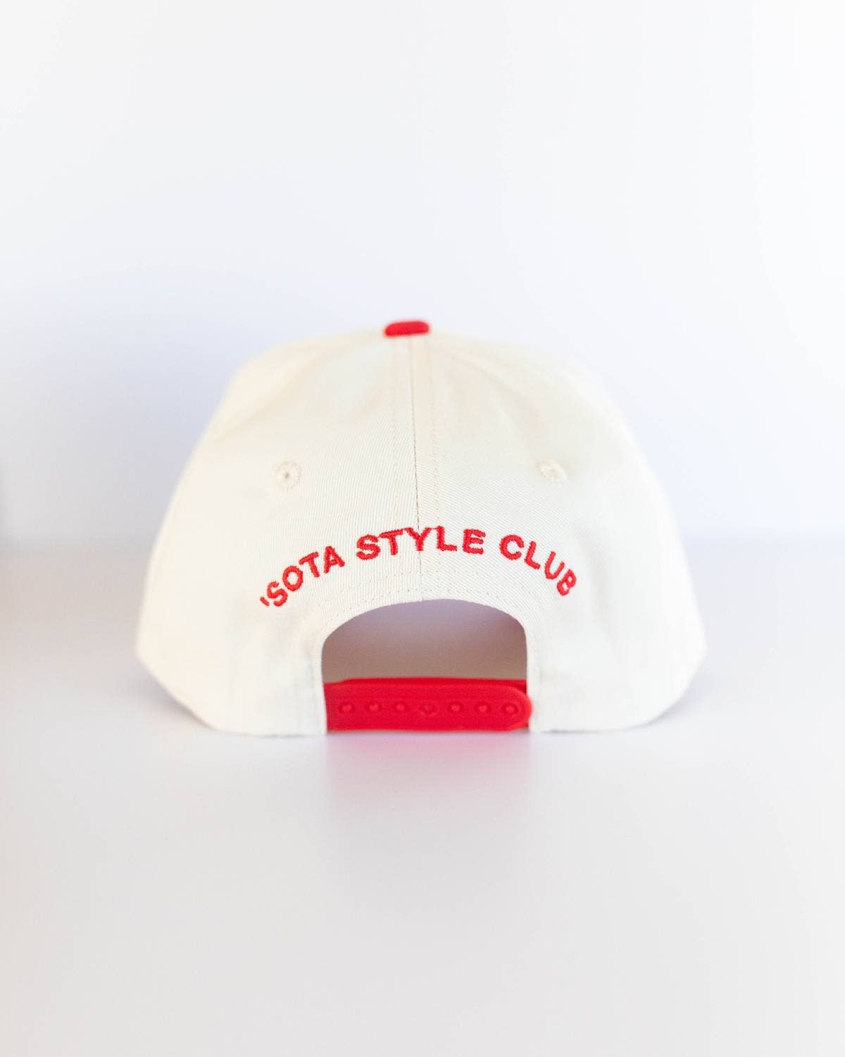 This is My Fair Hat - Red & Cream