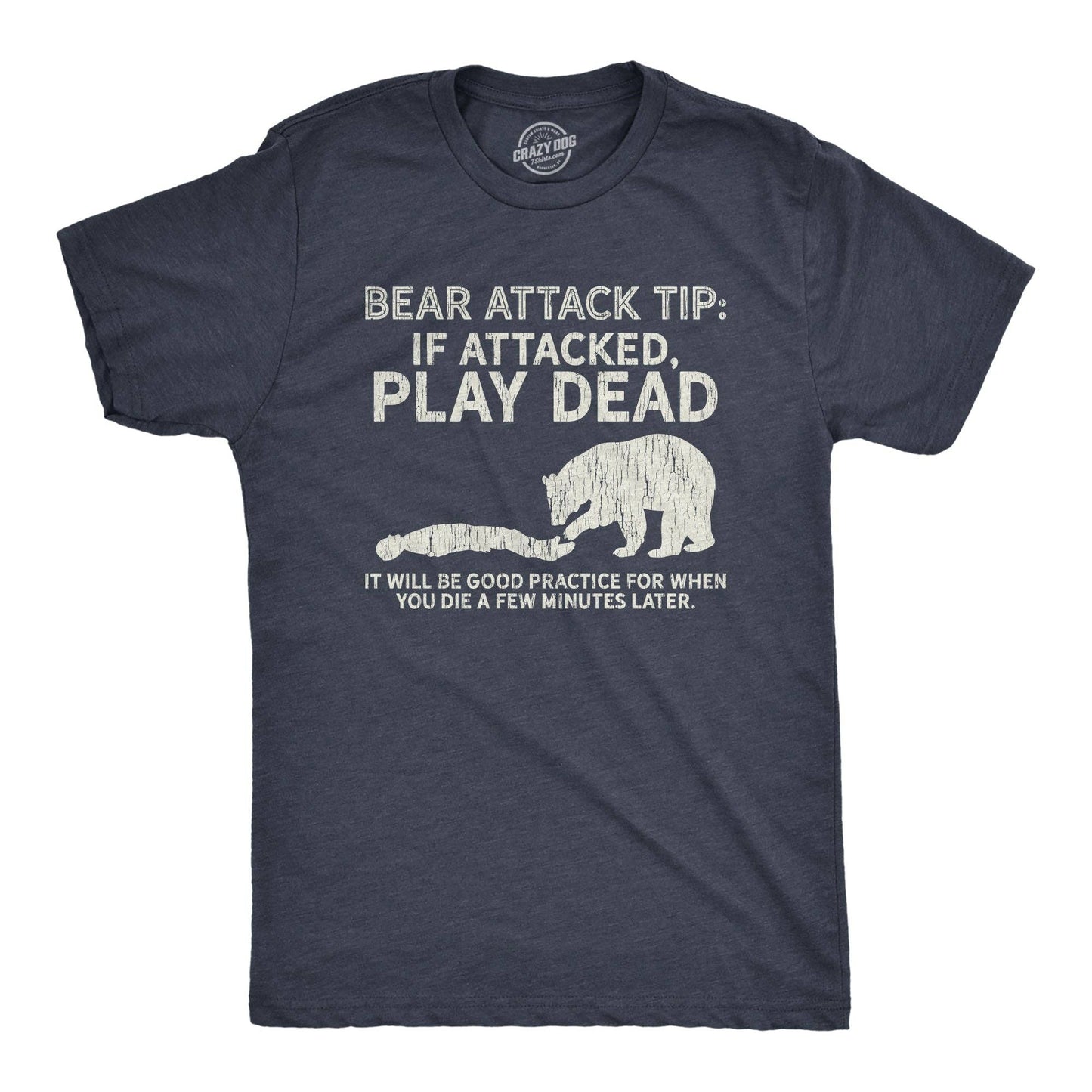 Bear Attack Tip Men's T Shirt