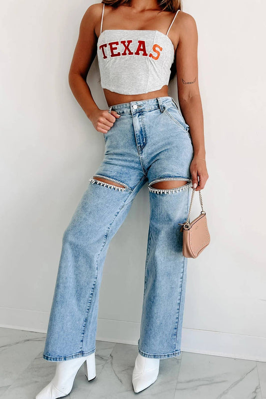 Rhinestone jeans